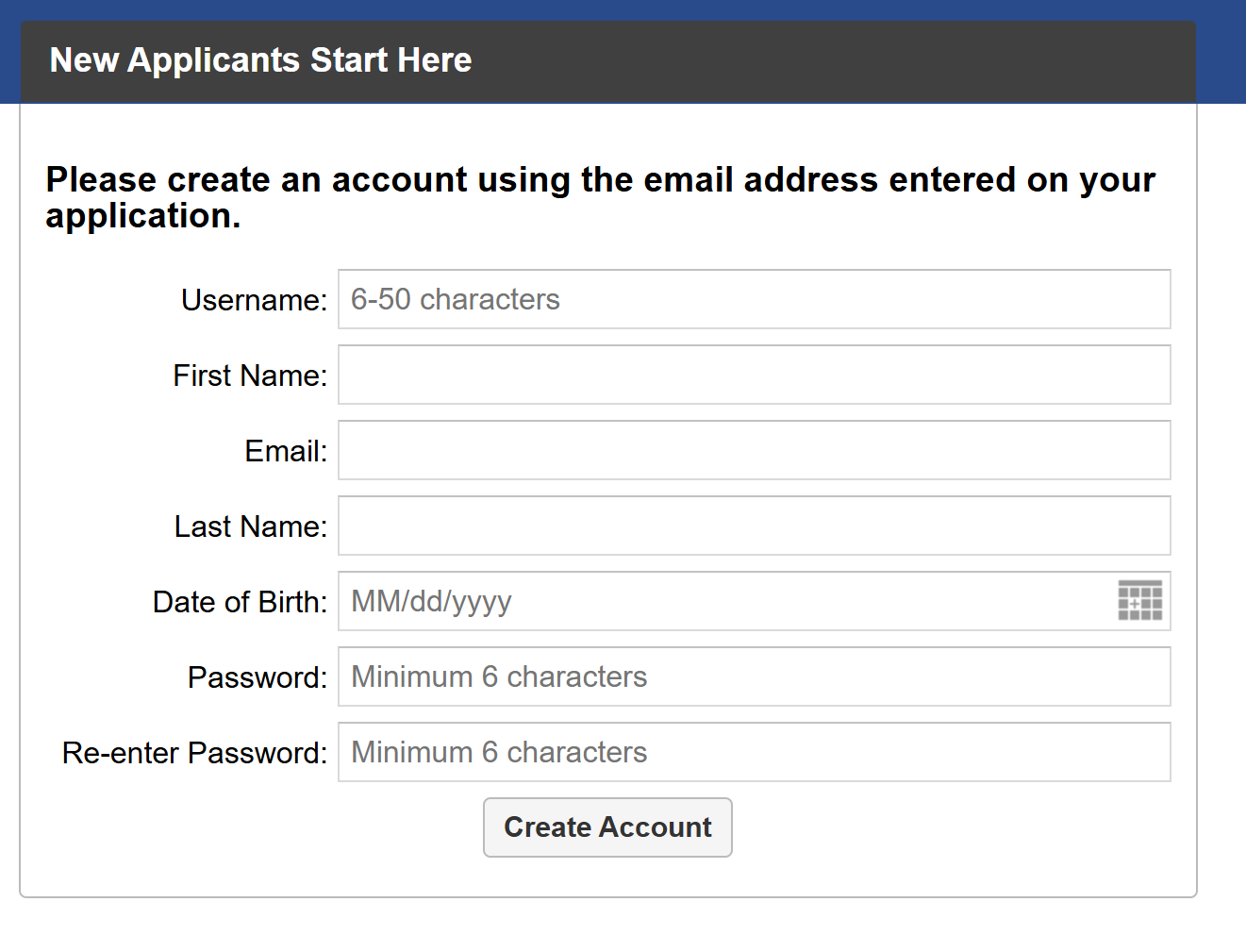 SHSU Self-Service Center Screenshot